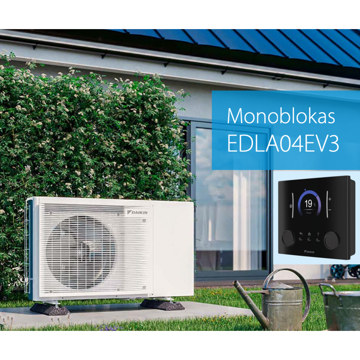 Daikin ŠILUMOS SIURBLYS Altherma 3 M, 4 kW, 230V-230 V, monoblokas EDLA04E3V3 Daikin ŠILUMOS SIURBLYS Altherma 3 M, 4 kW, 230V-230 V, monoblokas EDLA04E3V3